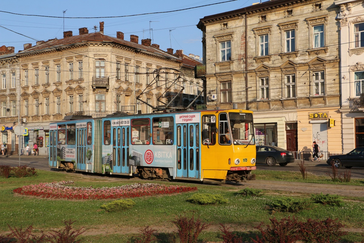 Львов, Tatra KT4D № 1175
