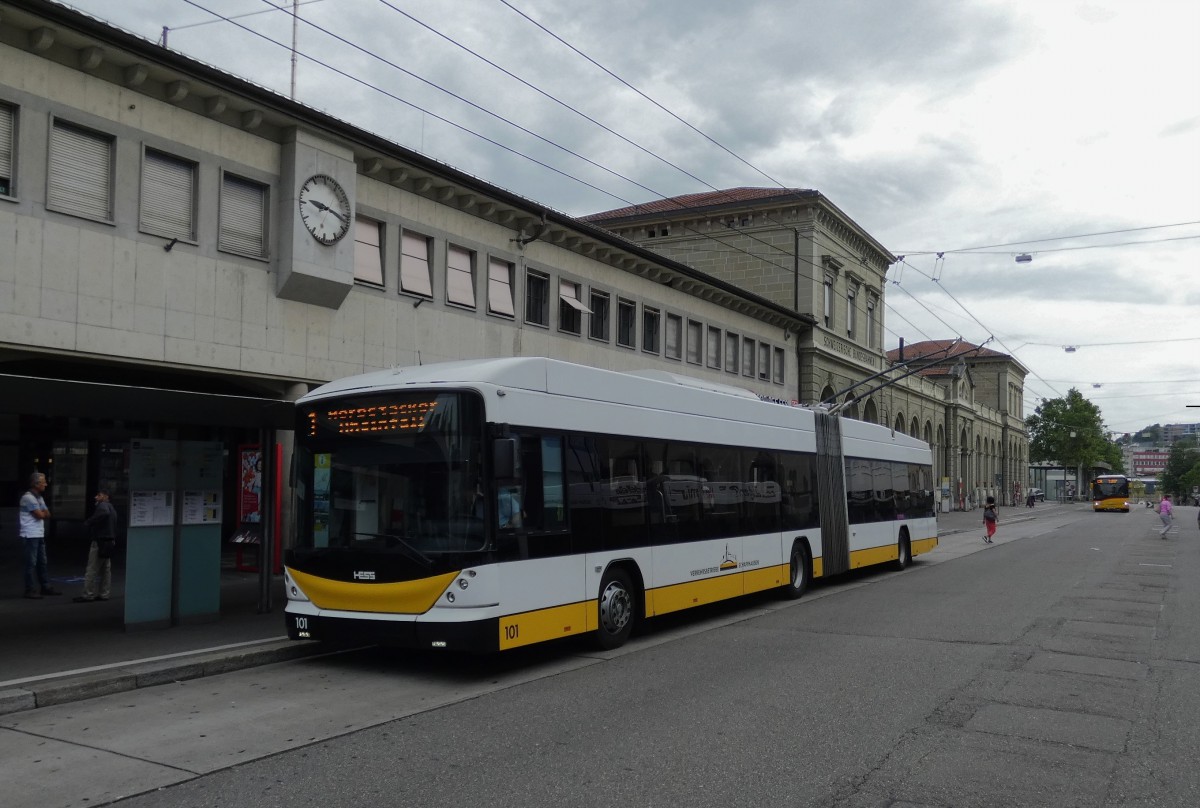 Schaffhausen, Hess SwissTrolley 3 (BGT-N2C) № 101