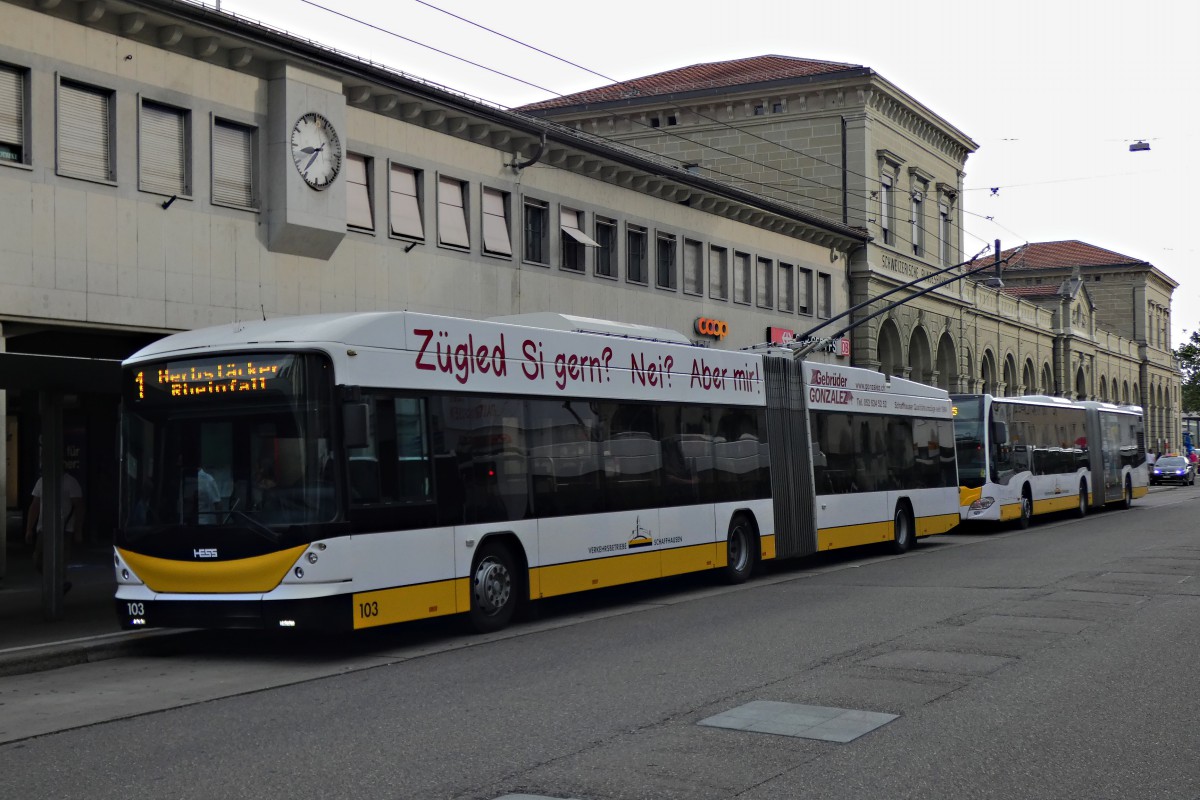 Шаффхаузен, Hess SwissTrolley 3 (BGT-N2C) № 103