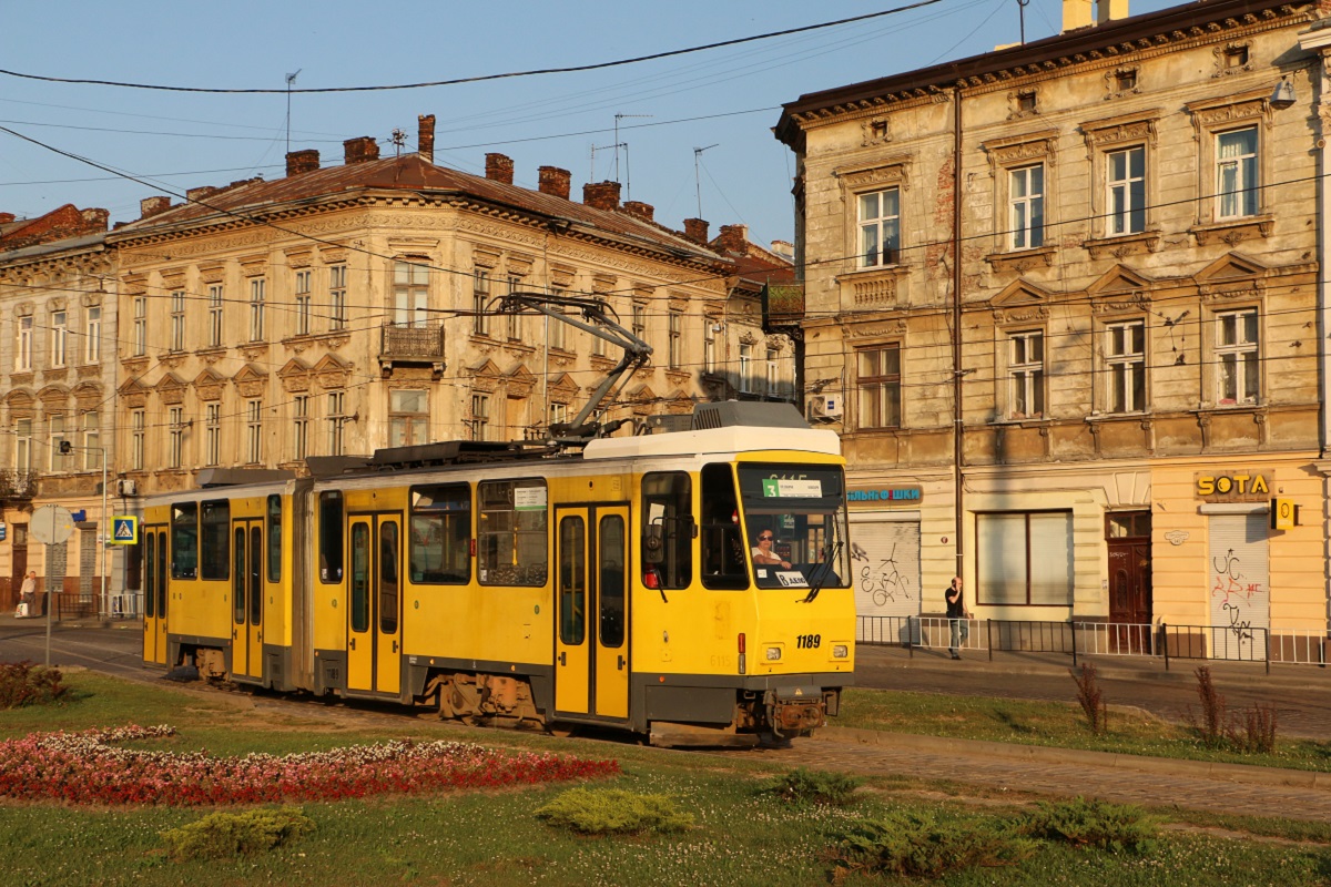 Львов, Tatra KT4DM № 1189