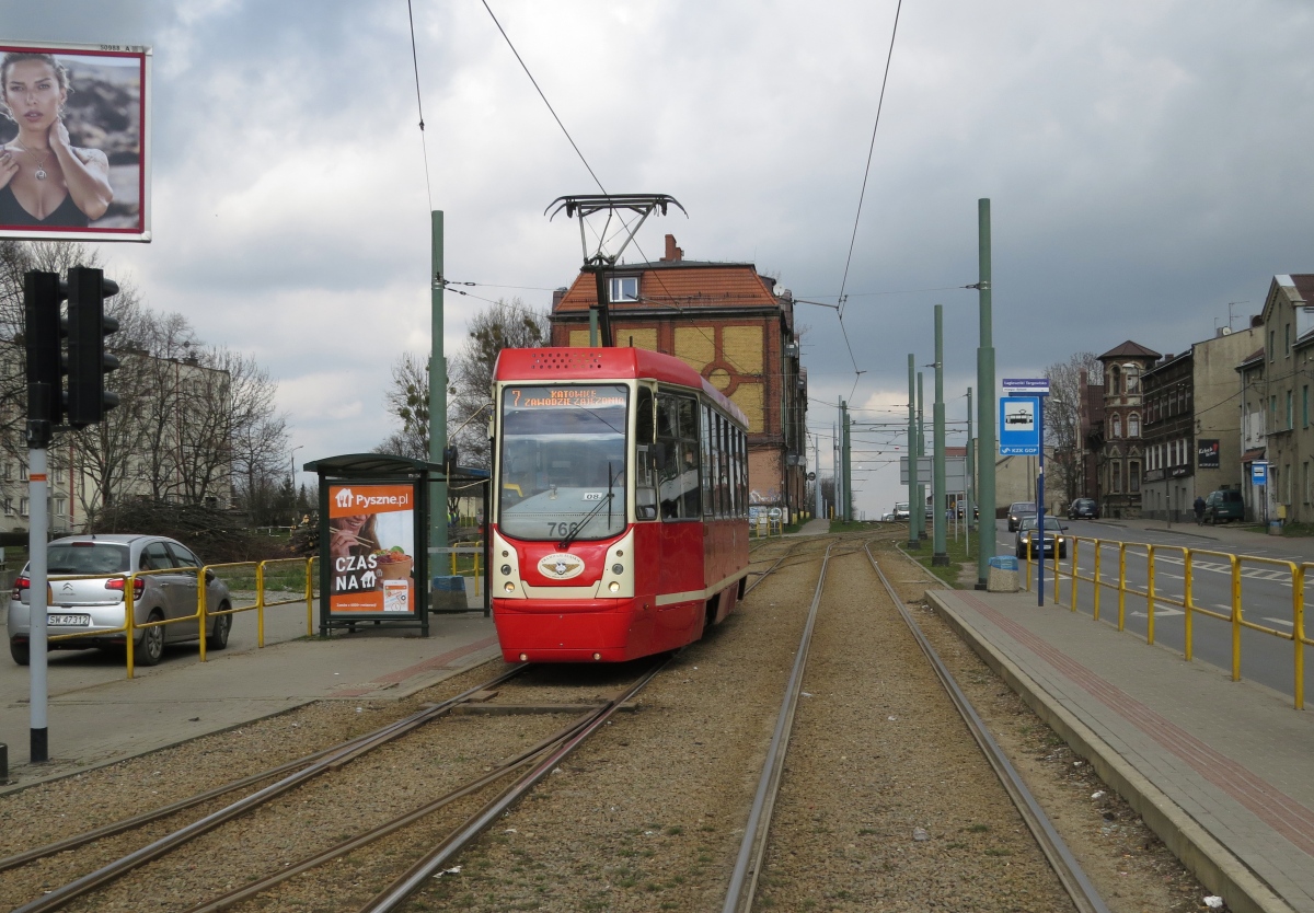 Верхнесилезская агломерация, Konstal 105N-2K № 766 Верхнесилезская агломерация, Konstal 105N-2K № 766