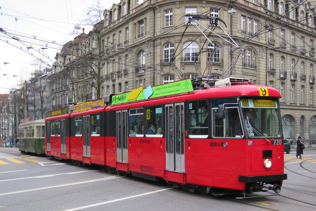 Берн, SWS/BBC Be 8/8 № 720