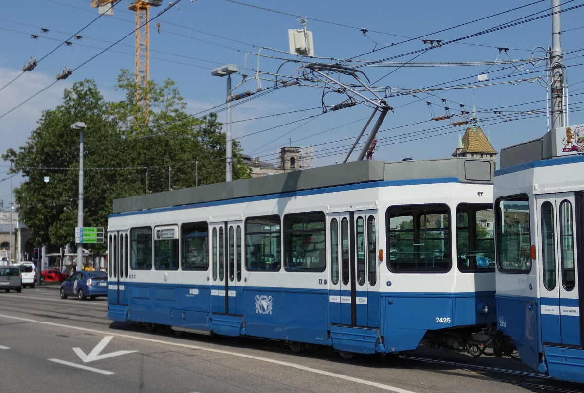 Цюрих, SWP/SIG/ABB Be 2/4 "Tram 2000 Pony" № 2425
