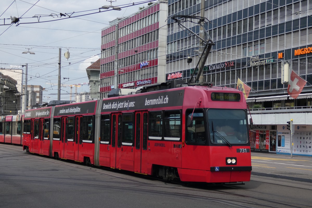 Берн, ACMV/ABB/Duewag Be 4/8 № 731