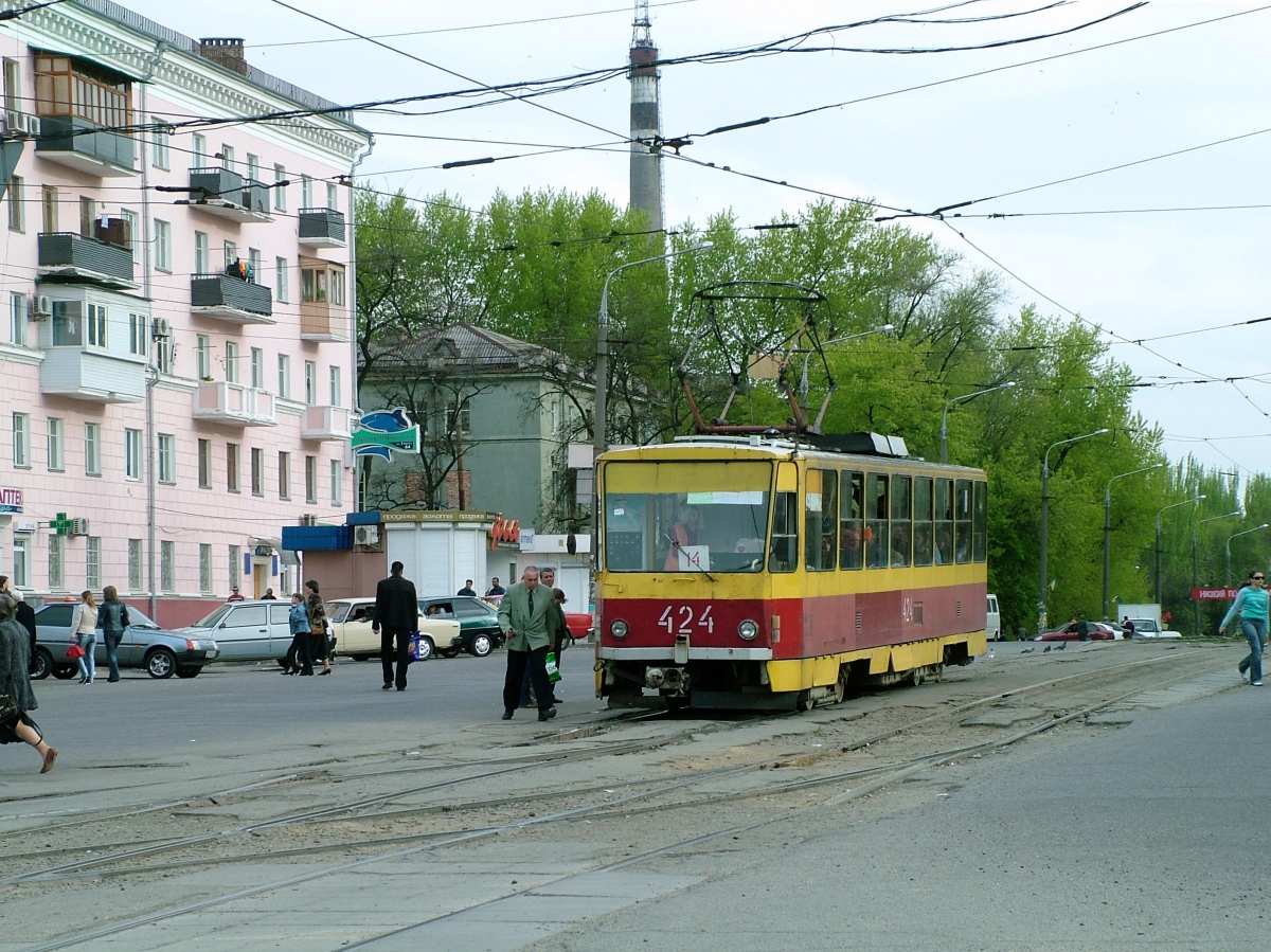 Запорожье, Tatra T6B5SU № 424