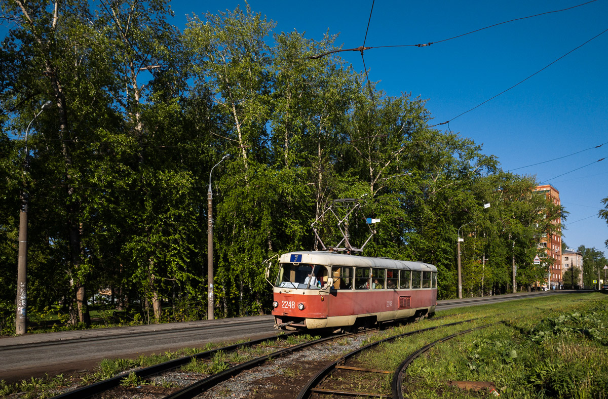 Ижевск, Tatra T3SU (двухдверная) № 2248