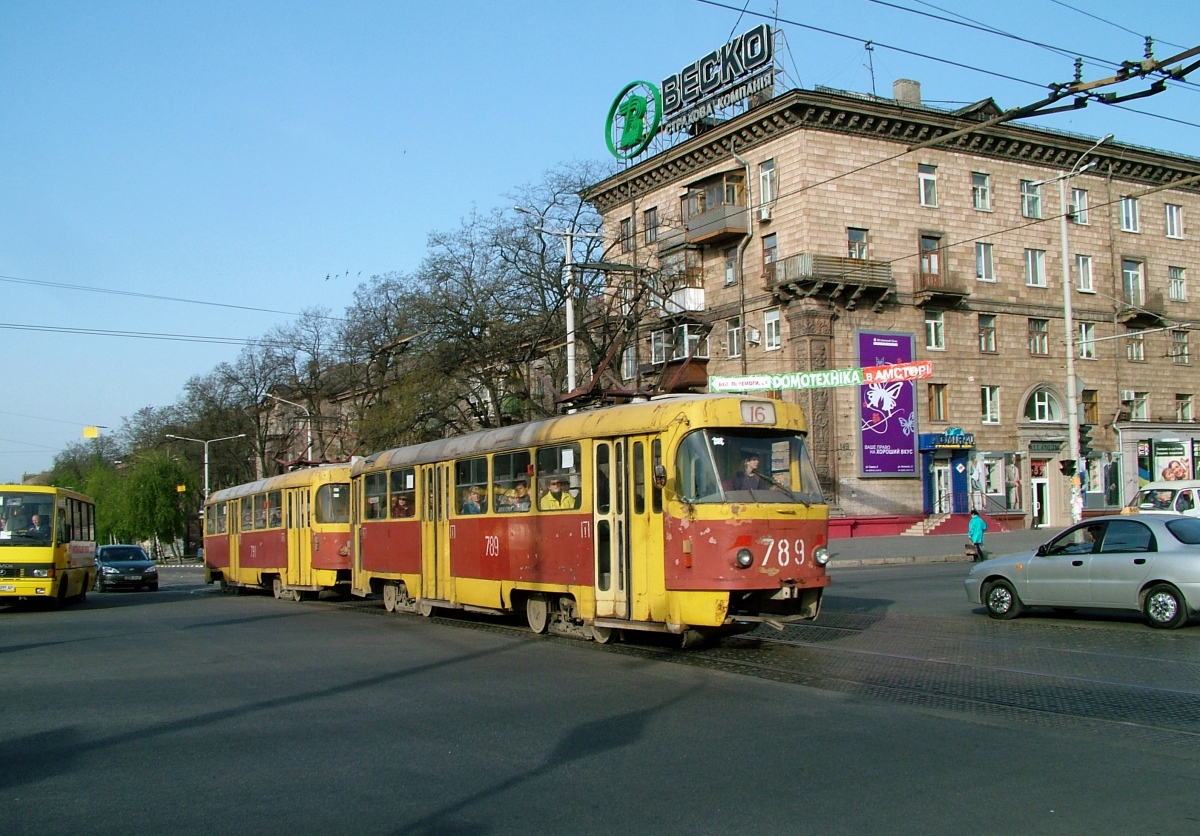 Запорожье, Tatra T3SU № 789; Запорожье, Tatra T3SU № 791
