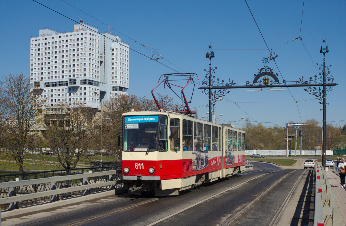 Калининград, Tatra KT4D № 611