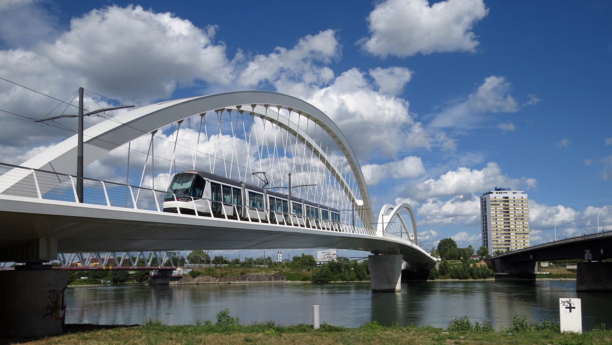 Strasburg, Alstom Citadis 403NG Nr 3008; Strasburg — The Strasbourg — Kehl International Tramway Line