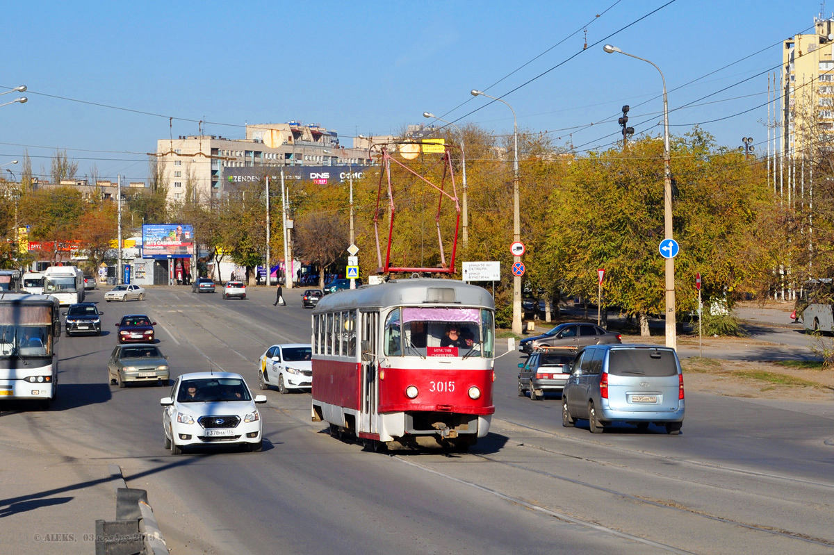 Volgograd, Tatra T3SU (2-door) Br. 3015