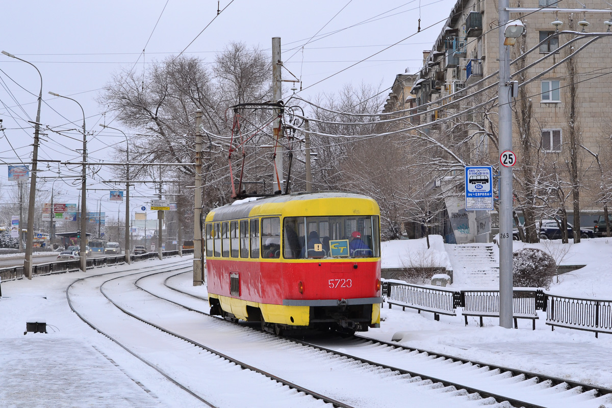 Волгоград, Tatra T3SU № 5723