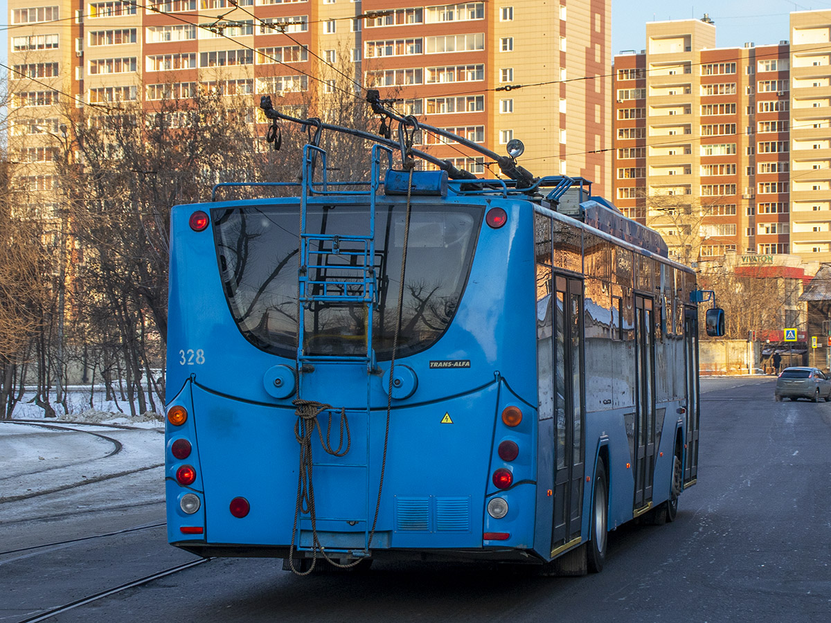 Иркутск, ВМЗ-5298.01 «Авангард» № 328; Иркутск — Троллейбусы на автономном ходу