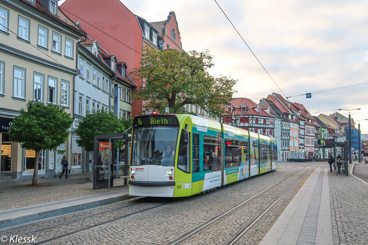 Erfurt, Siemens Combino Advanced č. 653
