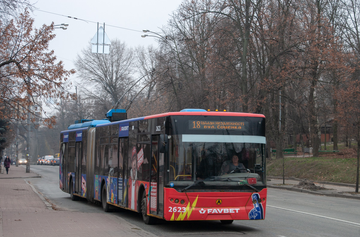 Киев, ЛАЗ E301D1 № 2623