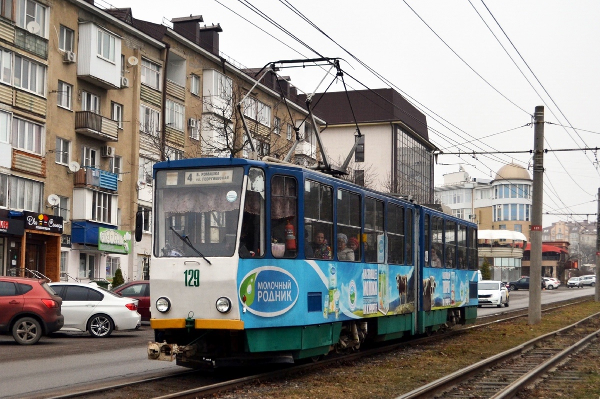 Пятигорск, Tatra KT4SU № 129