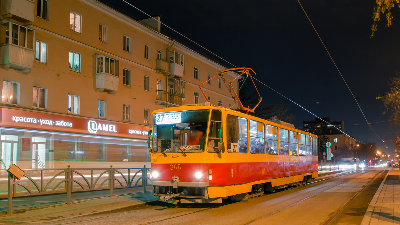 Екатеринбург, Tatra T6B5SU № 360