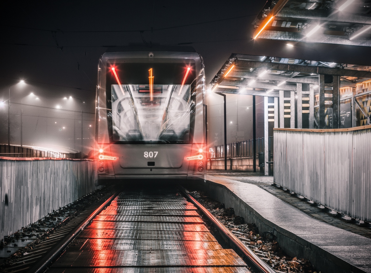 Kyjev, Electron T5B64 č. 807; Kyjev — Tramway lines: Rapid line