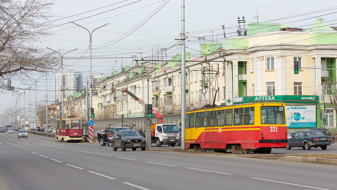 Красноярск, 71-605 (КТМ-5М3) № 248; Красноярск, 71-605А № 231