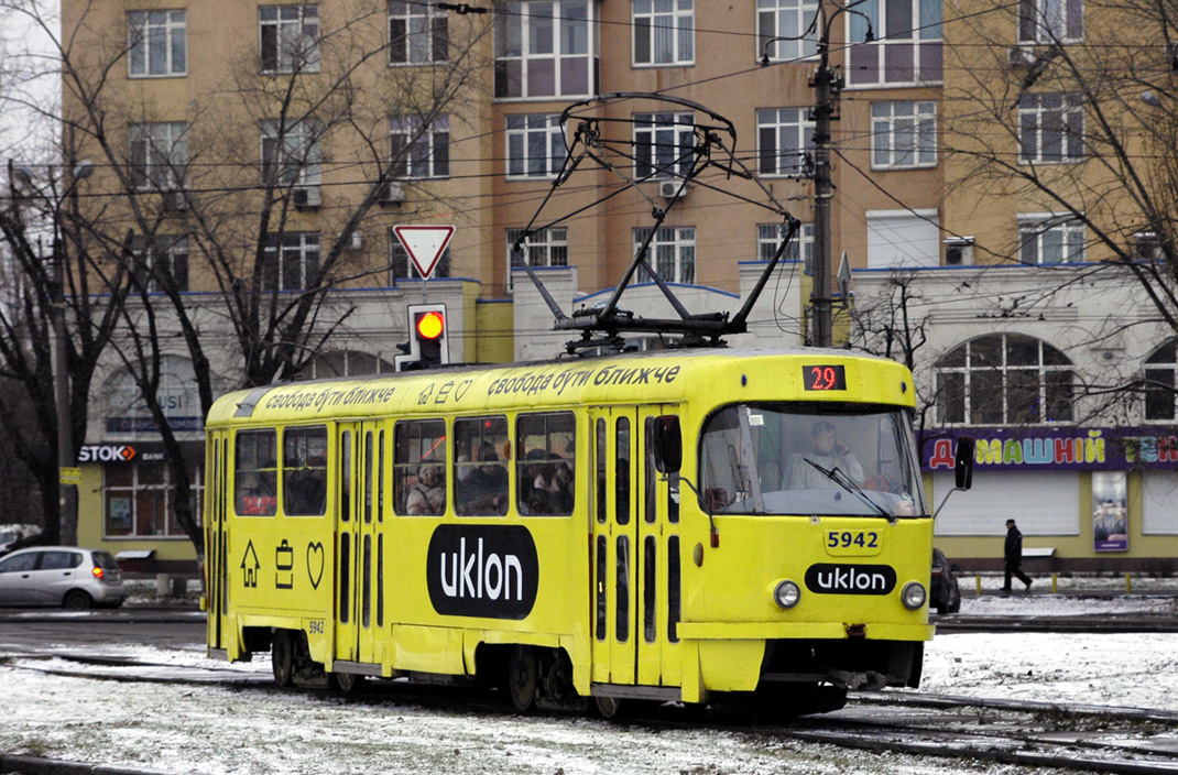 Киев, Tatra T3SU № 5942