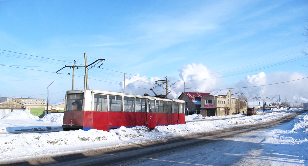 Темиртау, 71-605 (КТМ-5М3) № 21; Темиртау — Демонтированные линии