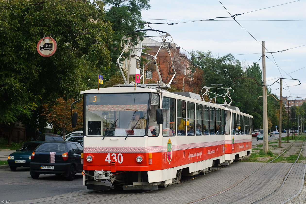 Запорожье, Tatra T6B5SU № 430