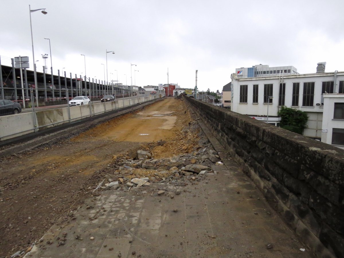 Luxembourg — Tramway Construction