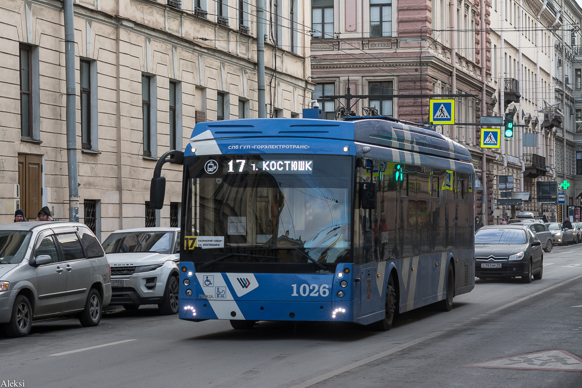 Saint-Petersburg, Trolza-5265.08 “Megapolis” # 1026 Saint-Petersburg, Trolza-5265.08 “Megapolis” # 1026