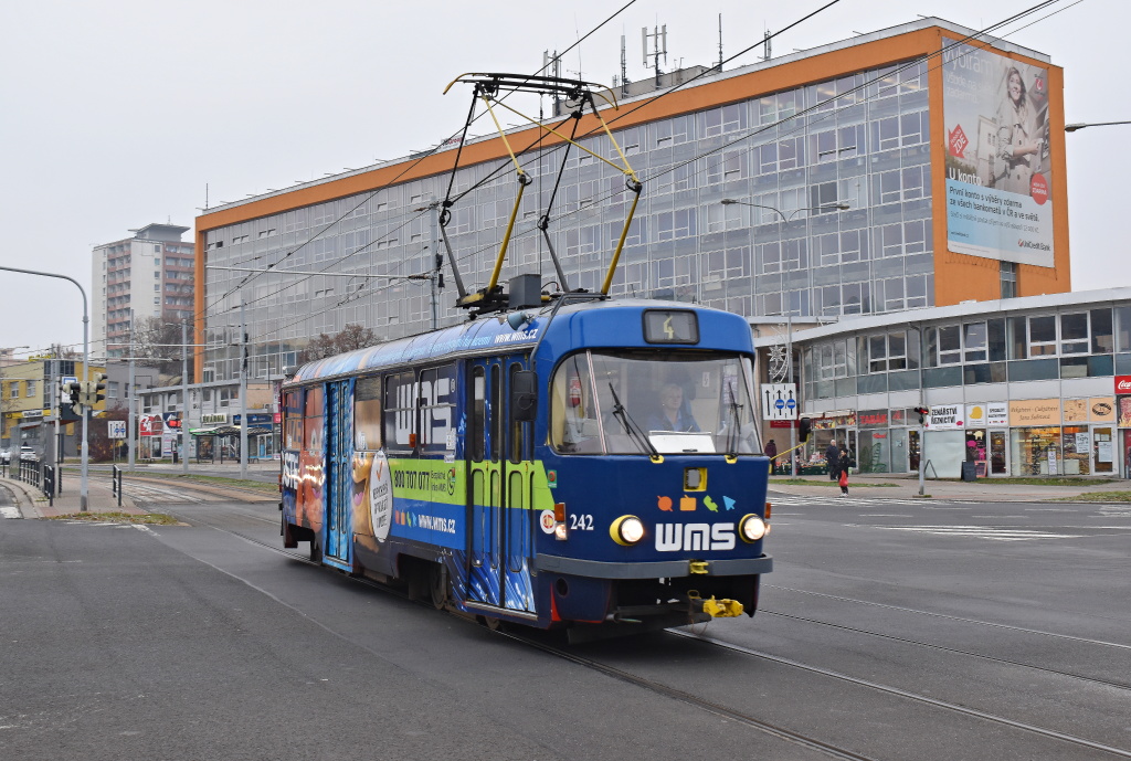 Мост ― Литвинов, Tatra T3M.3 № 242