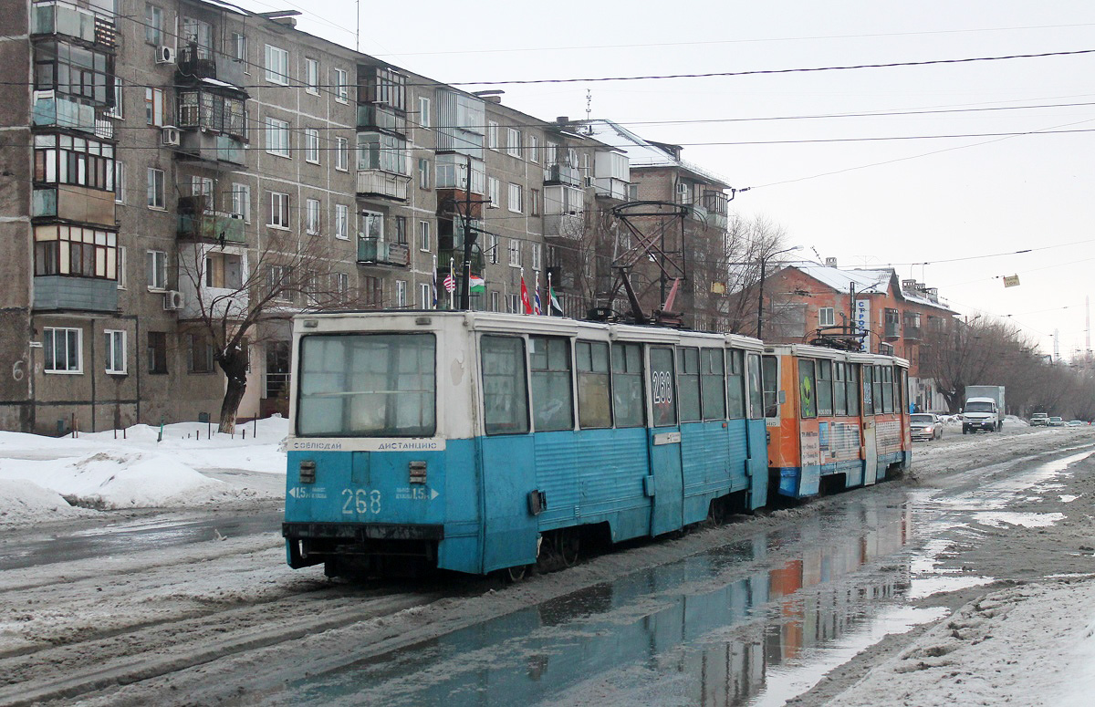 Орск, 71-605 (КТМ-5М3) № 268; Орск, 71-605 (КТМ-5М3) № 292