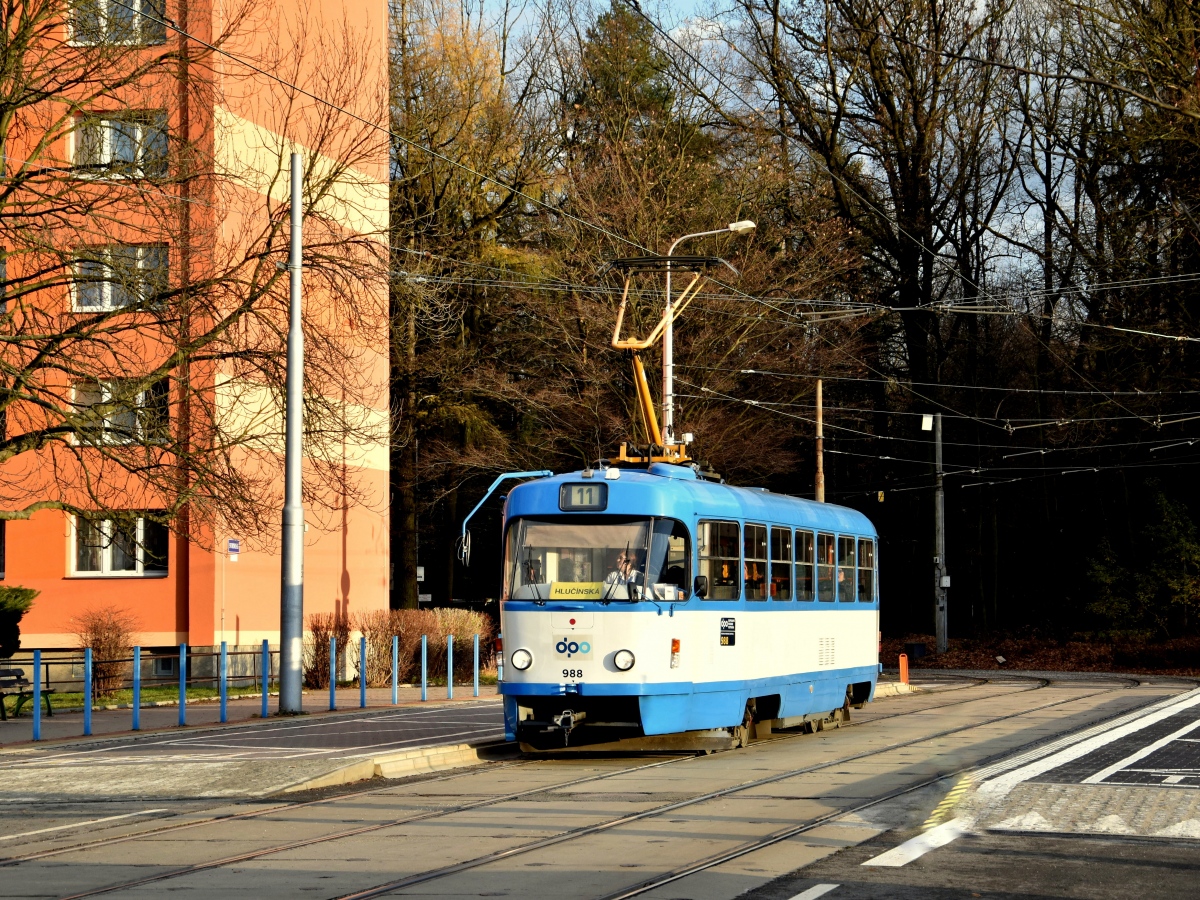 Острава, Tatra T3G № 988