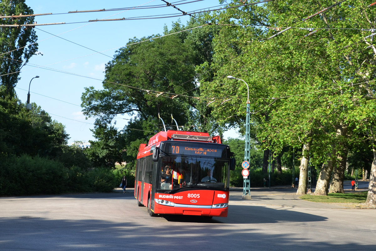 Будапешт, Solaris Trollino III 12 Škoda № 8005