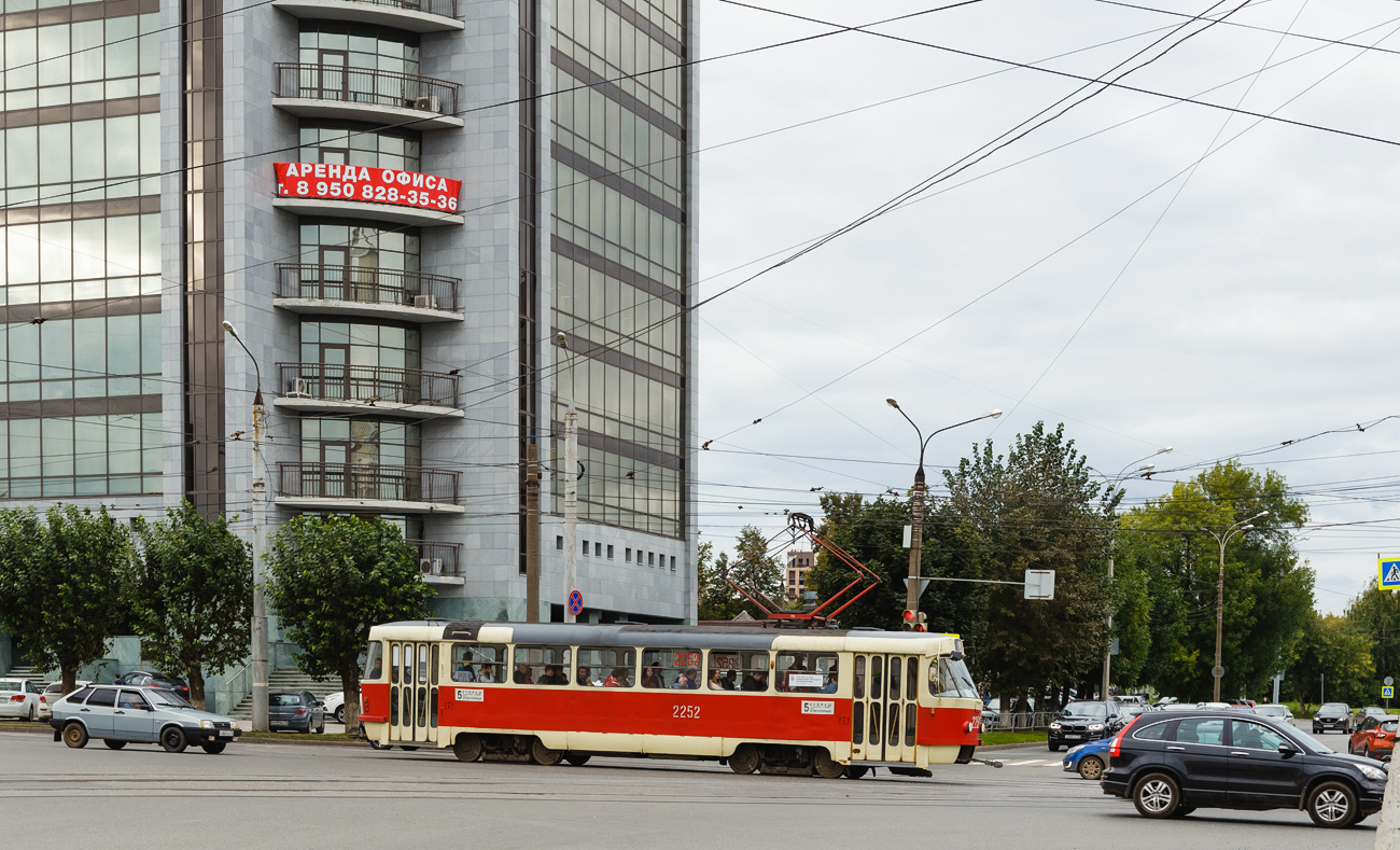 Ижевск, Tatra T3SU (двухдверная) № 2252