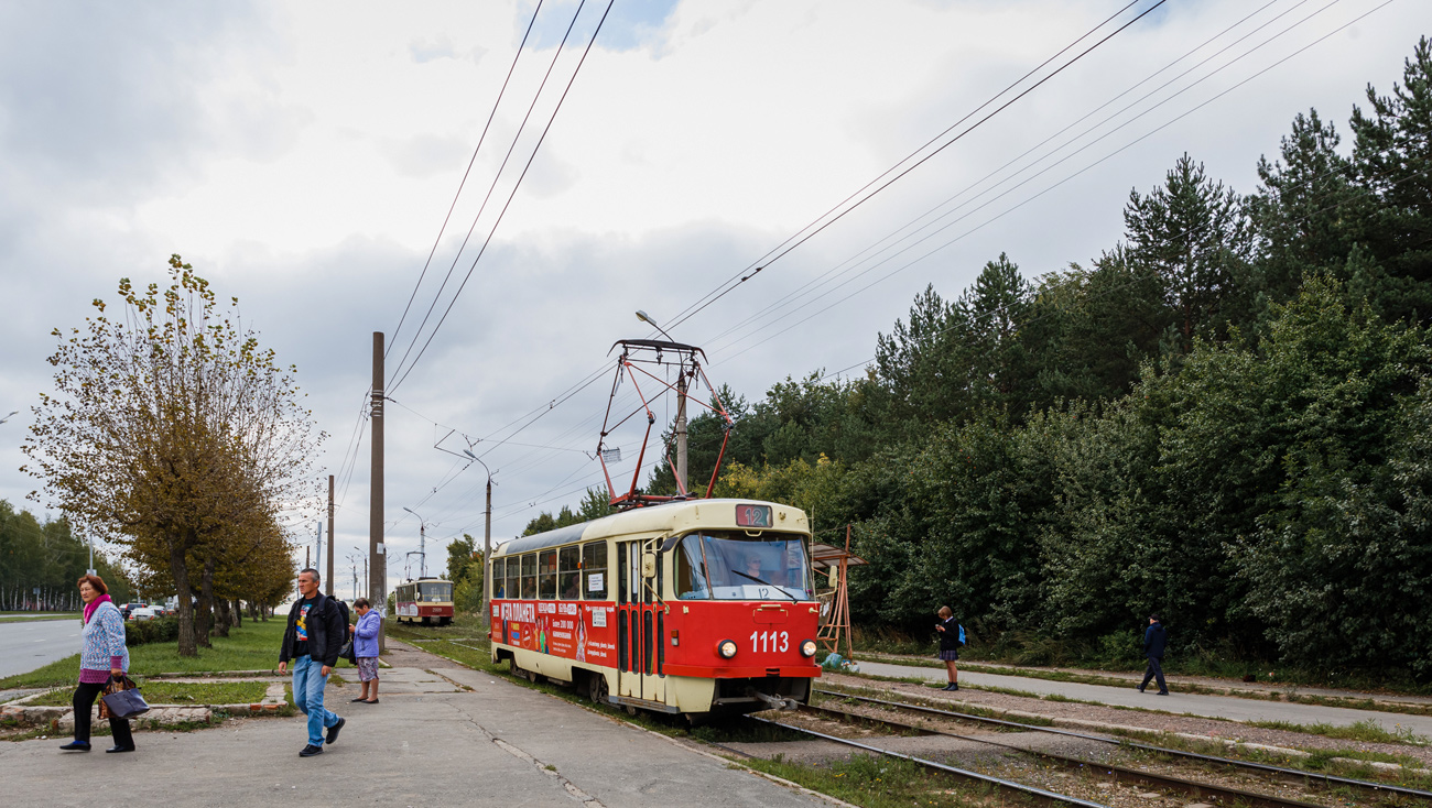 Ижевск, Tatra T3SU (двухдверная) № 1113