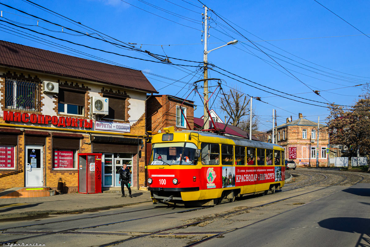Краснодар, Tatra T3SU № 100