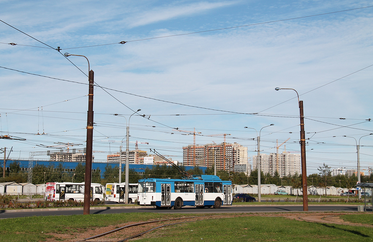 Санкт-Петербург — Троллейбусные линии и инфраструктура