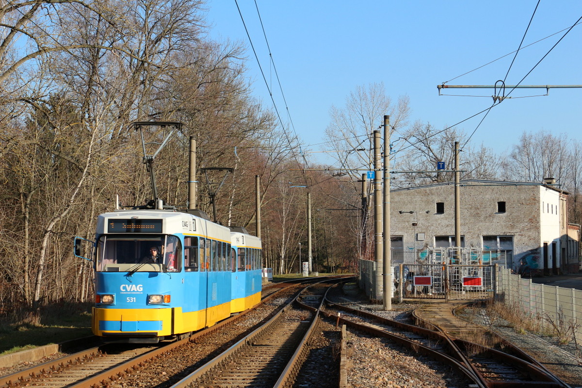 Хемниц, Tatra T3DM № 531