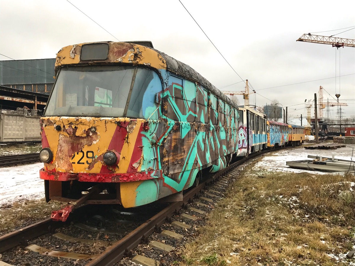 Москва, Tatra T3SU № 0229