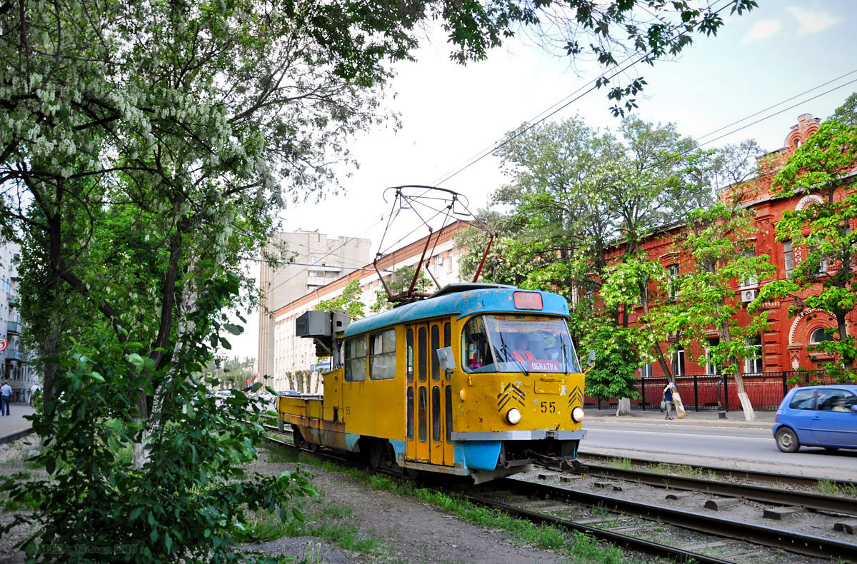 Волгоград, Tatra T3SU (двухдверная) № 55