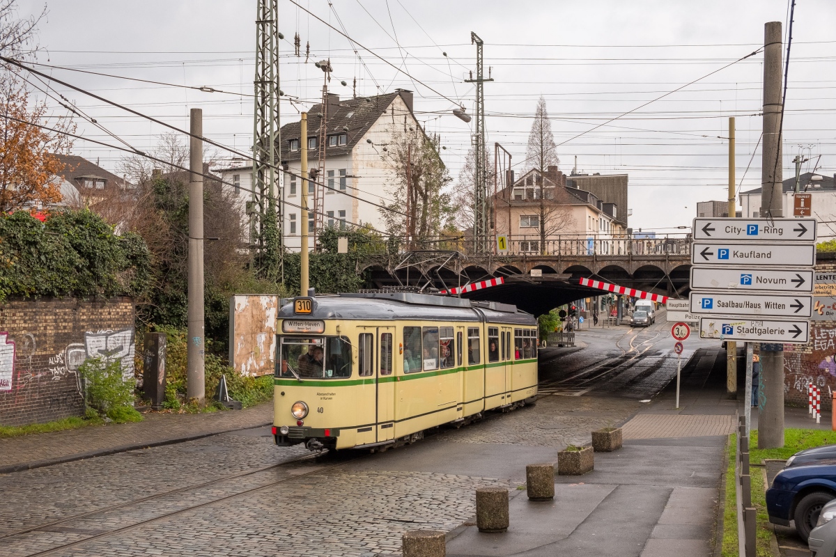 Bochum – Gelsenkirchen, Duewag GT6ZR č. 40 Bochum – Gelsenkirchen, Duewag GT6ZR č. 40