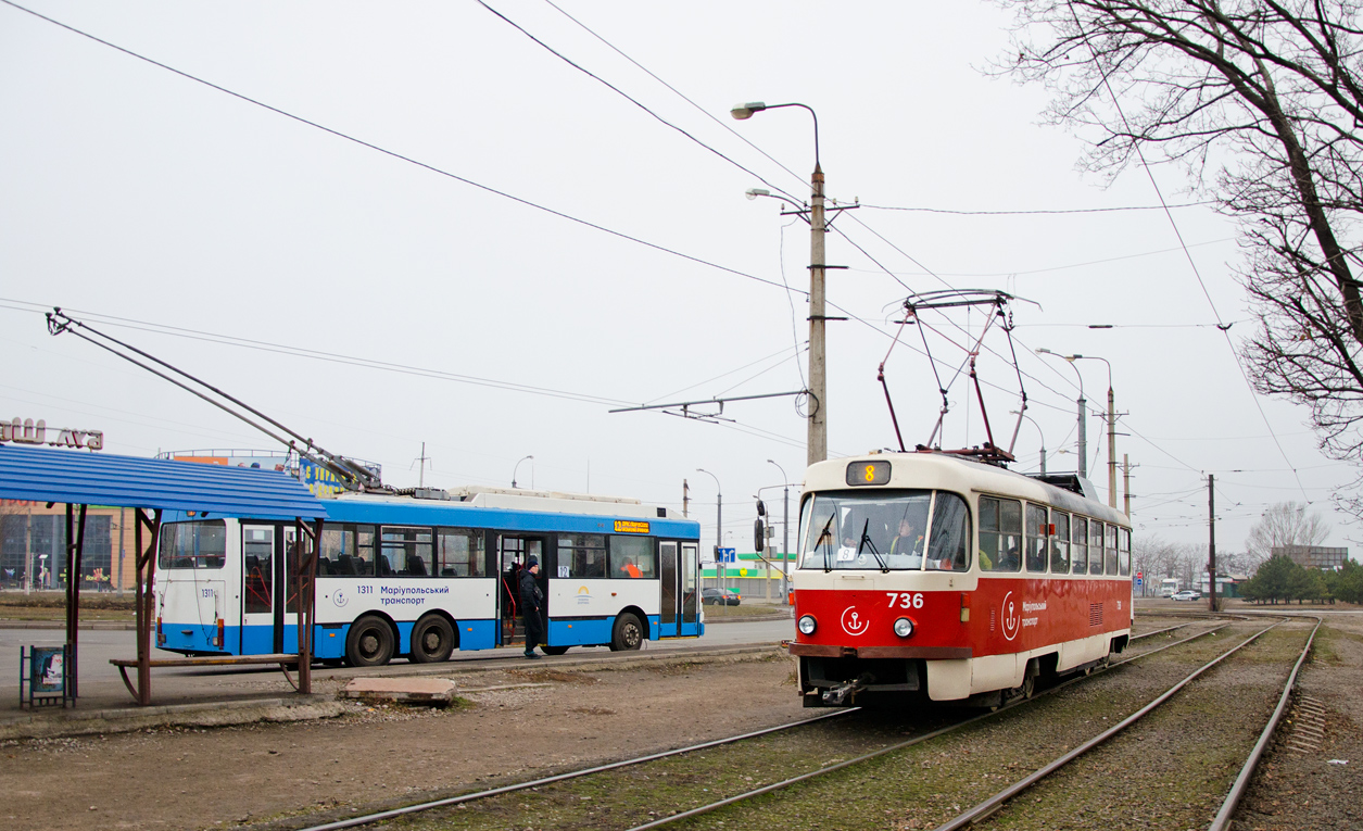 Мариуполь, Tatra T3A № 736