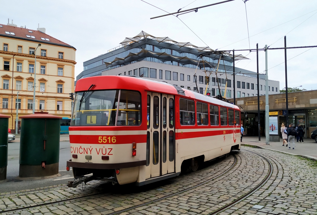 Prága, Tatra T3R.P — 5516