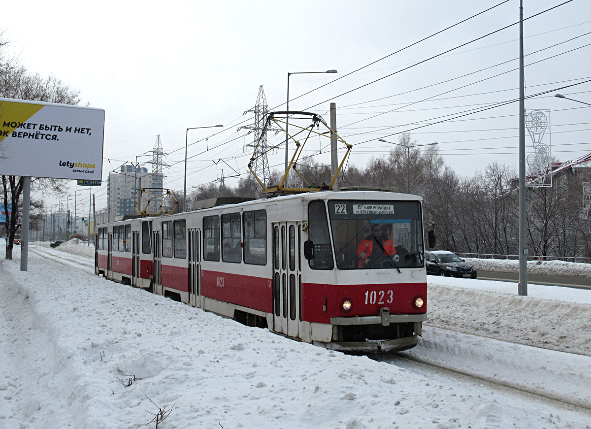 Самара, Tatra T6B5SU № 1023