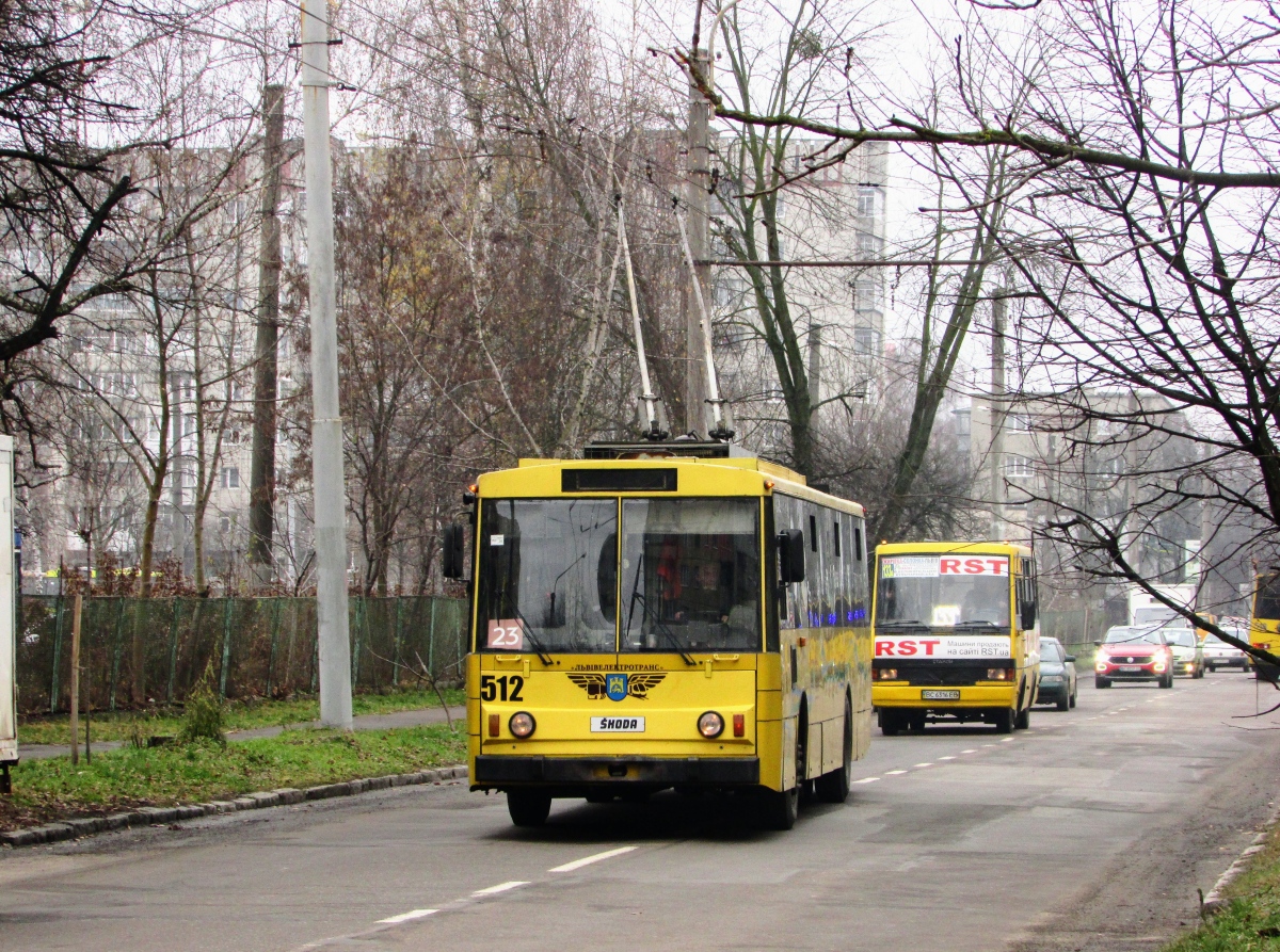 Львов, Škoda 14Tr02/6 № 512