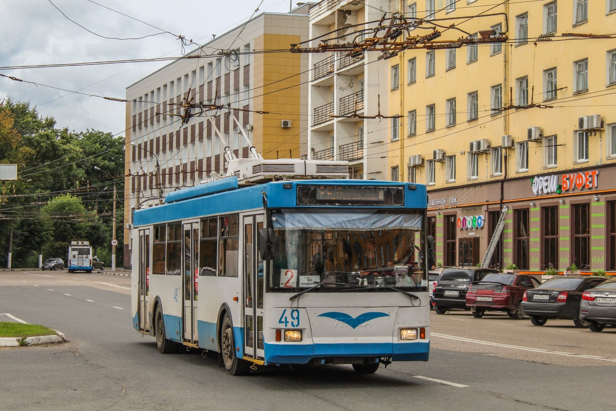 Тверь, Тролза-5275.05 «Оптима» № 49; Тверь — Последние годы тверского троллейбуса (2019 — 2020 гг.)