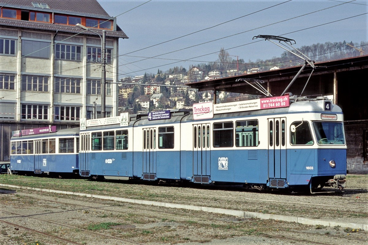 Zürich, SWS/SIG/BBC Be 4/6 "Mirage" — 1603