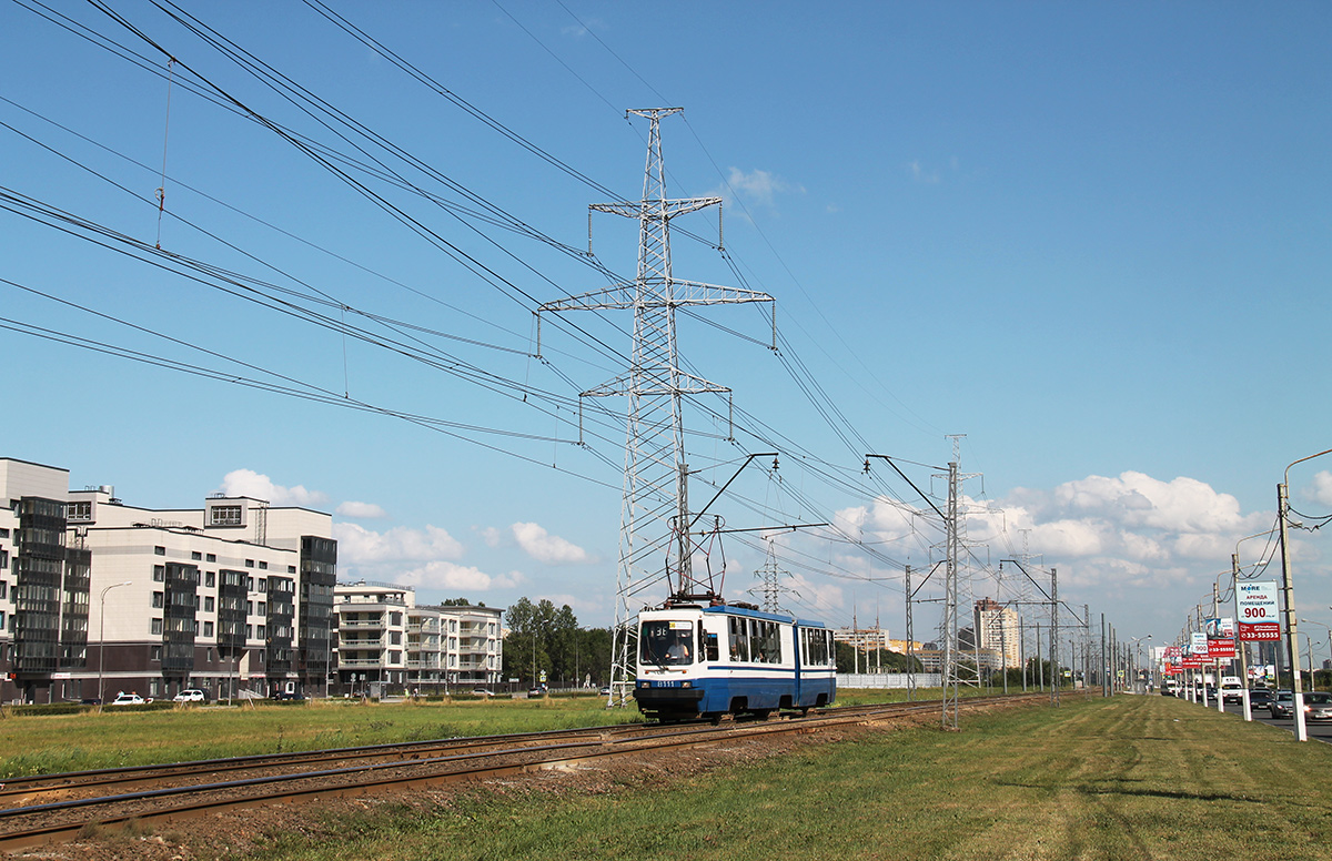 Saint-Pétersbourg — Tram lines and infrastructure