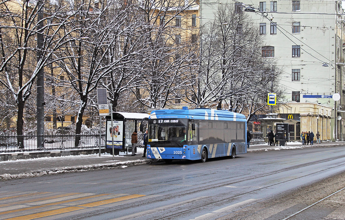 Санкт-Петербург, Тролза-5265.08 «Мегаполис» № 1025