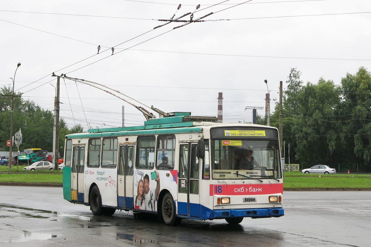 Великий Новгород, Škoda 14TrM (ВМЗ) № 18