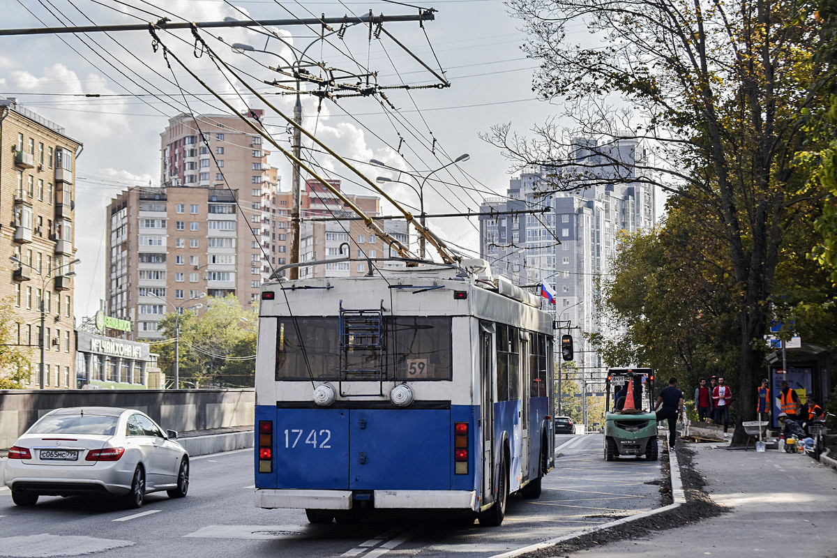 Москва, Тролза-5275.05 «Оптима» № 1742
