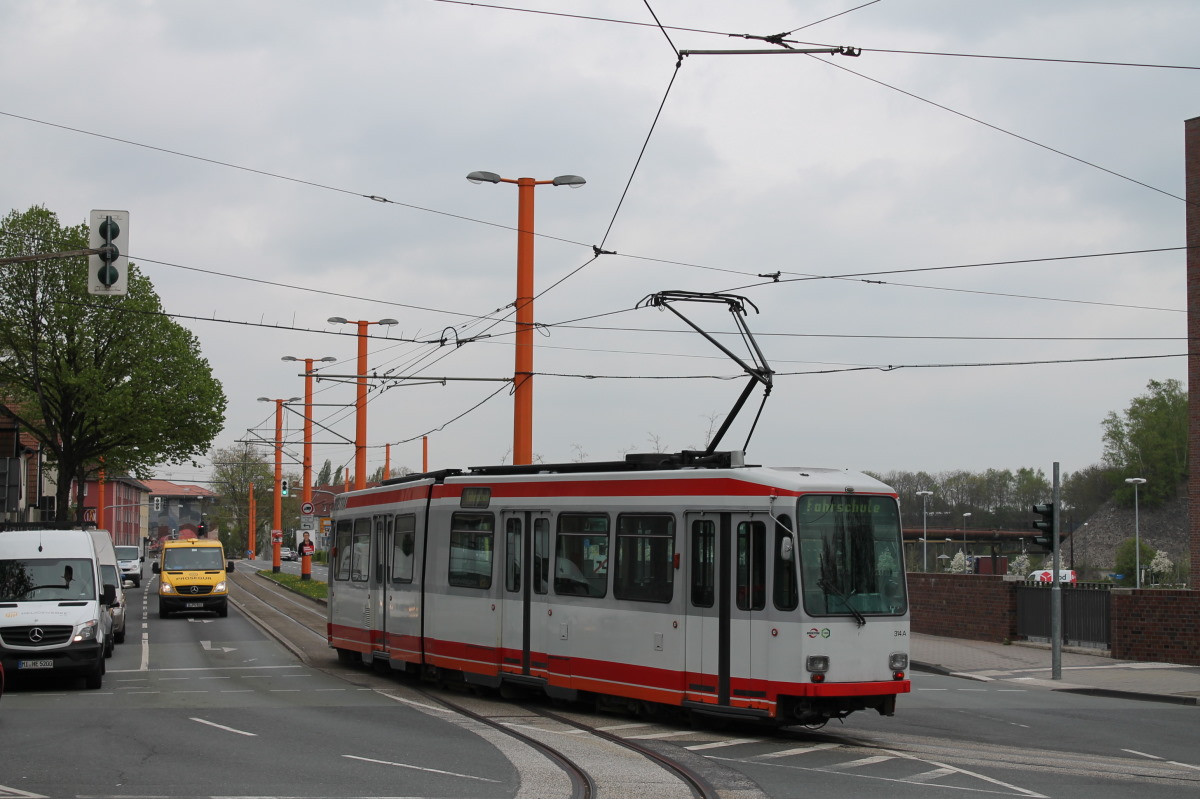 Бохум – Гельзенкирхен, Duewag M6S № 314